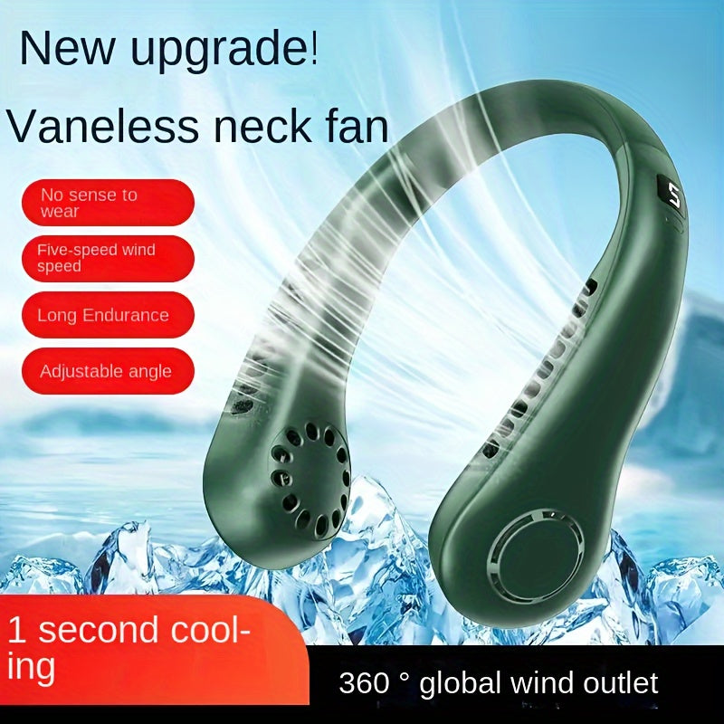 Vaneless Neck Hanging Fan | مروحة محمولة للرقبة بدون شفرات