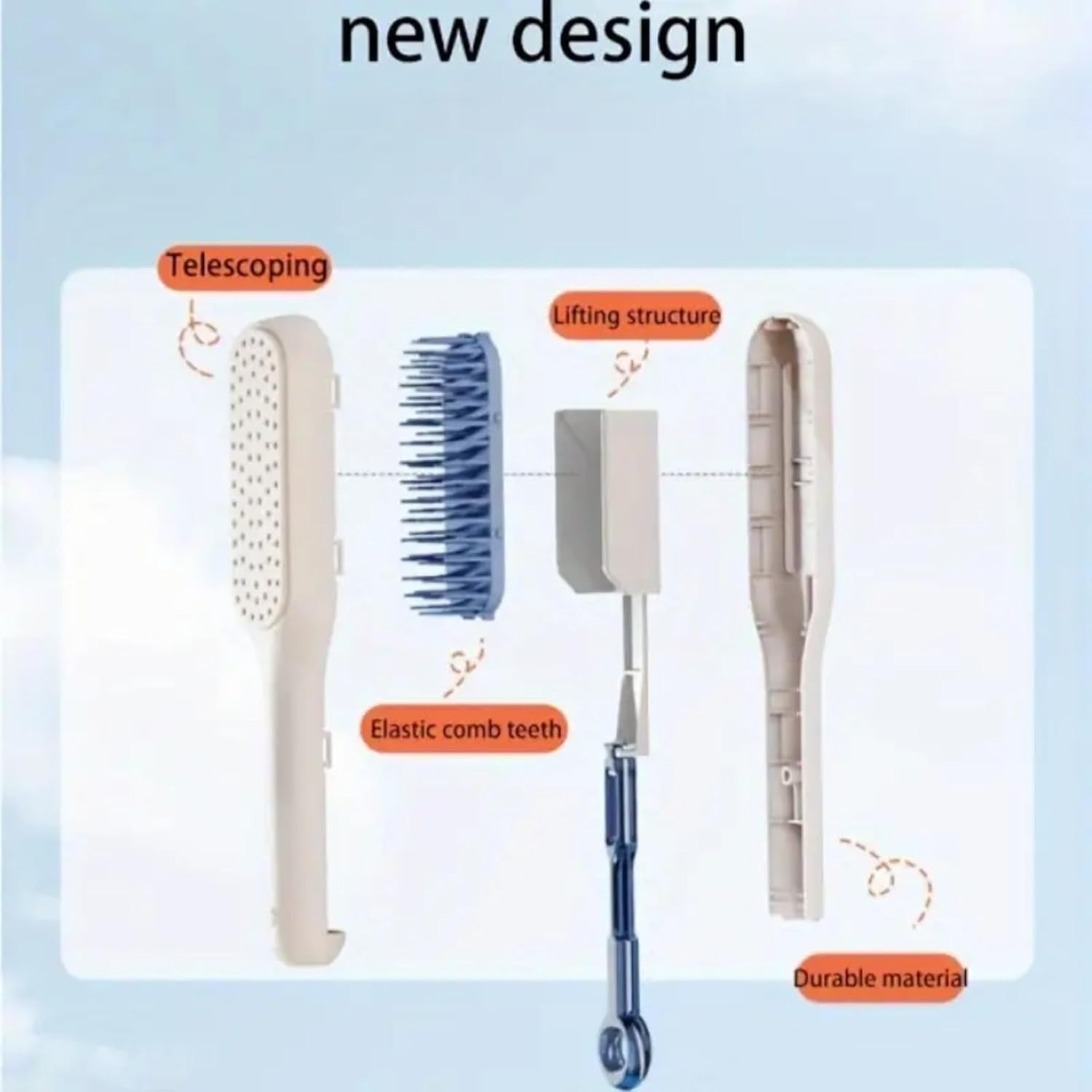 Self Cleaning Hair Brush | فرشاة شعر ذاتية التنظيف